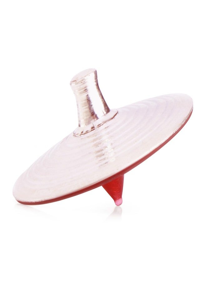 Osasbazaar Pure Silver Chakri Lattu Spinning Top Toy for Kids, Kanha ji, Puja - 99% Purity Certified - Image 1